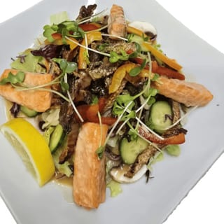 Salmon Skin Salad^