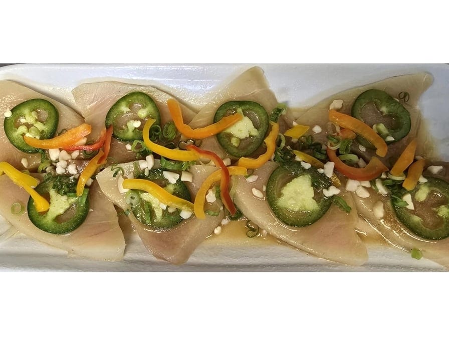 Yellowtail Carpaccio.