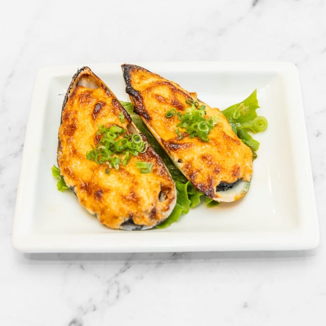 Baked Green Mussel (2 pcs).