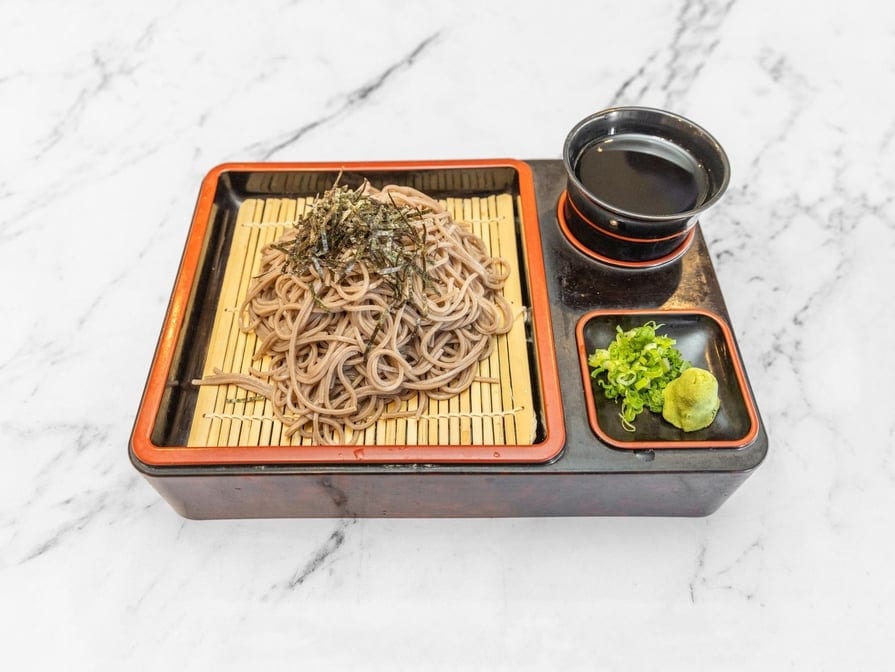 Zaru Soba (Cold Plain Soba).