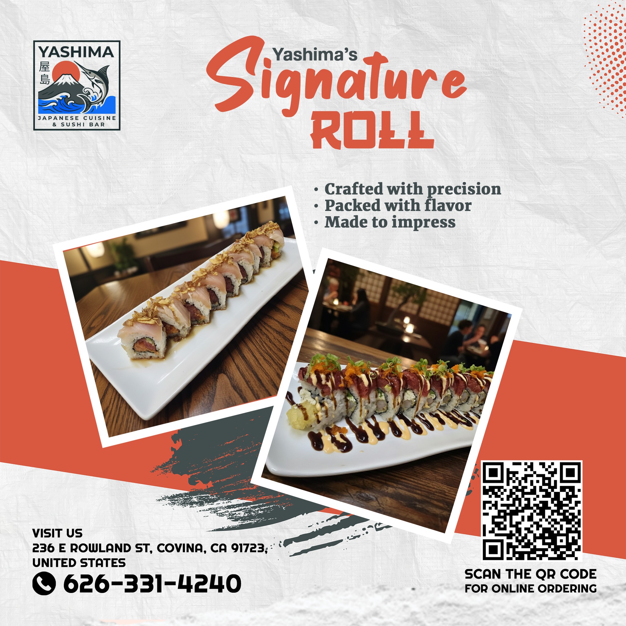 Read more about the article Best Signature Sushi Rolls in Covina | Yashima Restaurant