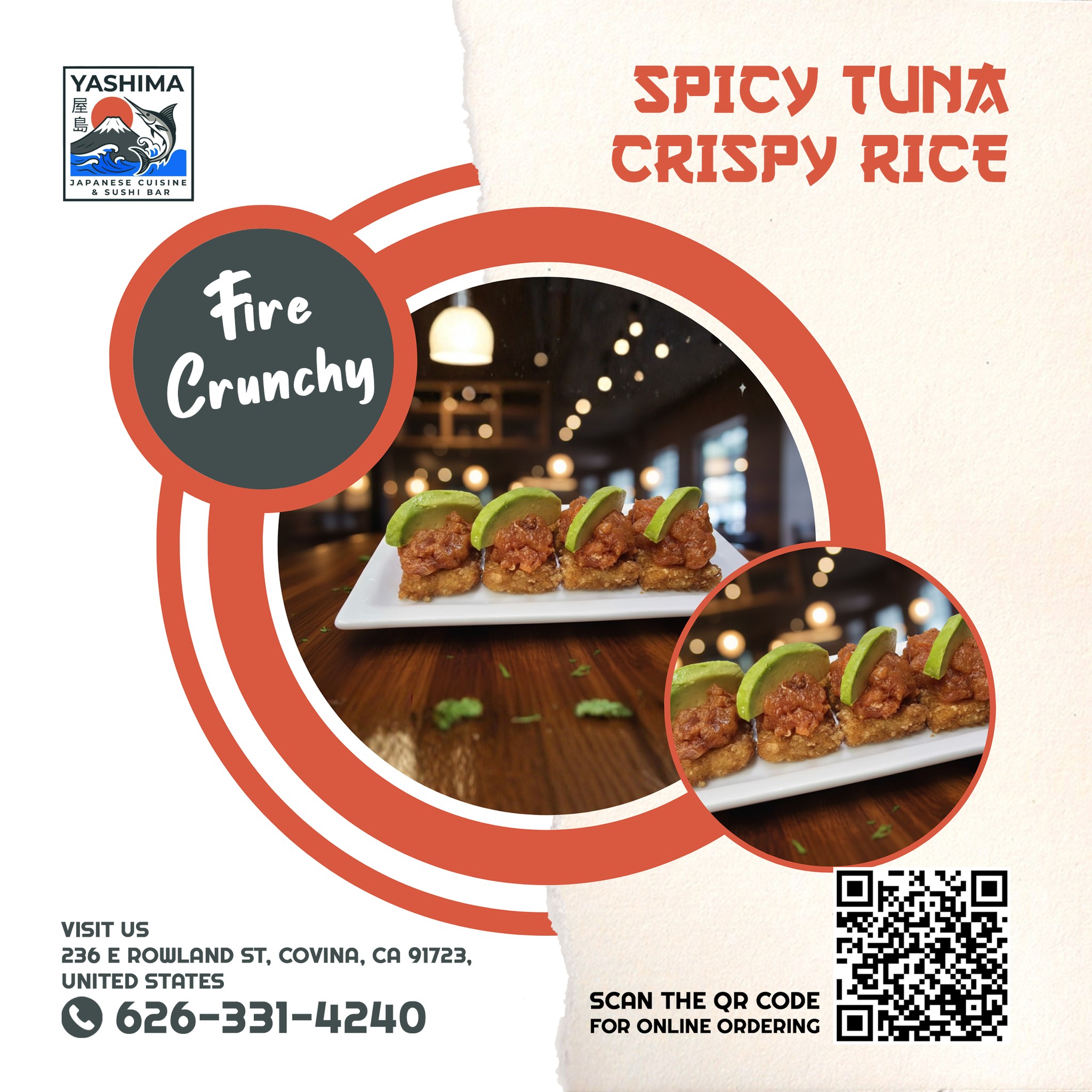 Read more about the article Best Spicy Tuna Crispy Rice in Covina | Yashima Restaurant